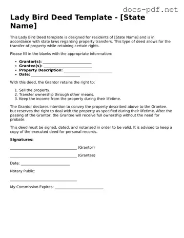 Free Lady Bird Deed Document